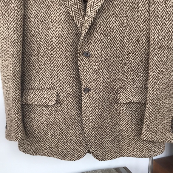 Mind blowing Faconnable cashmere/wool chevron coat - Picture 3 of 12